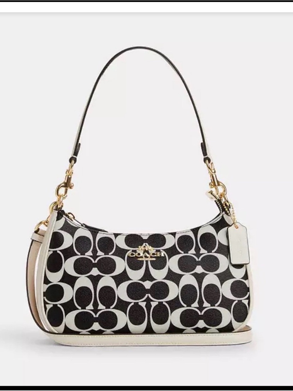 Coach Teri Shoulder Bag In Signature Canvas